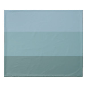 Pastel Blue Stripes Duvet Cover