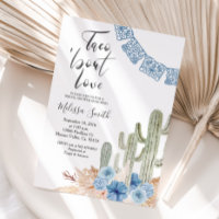 Pastel Blue Taco 'bout Love Bridal Shower Floral