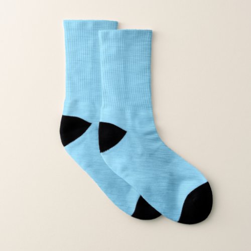 Pastel blue_turquoise metallic_look socks