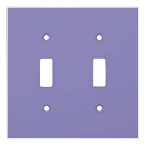 Pastel Blue Violet Light Switch Cover