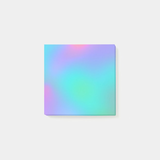 Pastel Blurry Gradient Post-it Notes (Front)