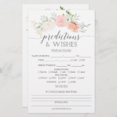 Pastel Blush Double Sided Baby Shower Games (Front/Back)