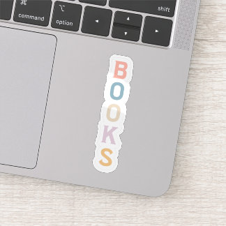 Pastel Books Sticker