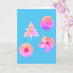 Pastel Bouquet Card