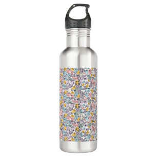 pastel breast pattern stainless steel water bottle