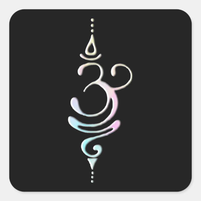 Pastel Breathe  Square Sticker (Front)