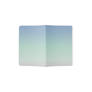 pastel bright gradient cool light colors passport holder