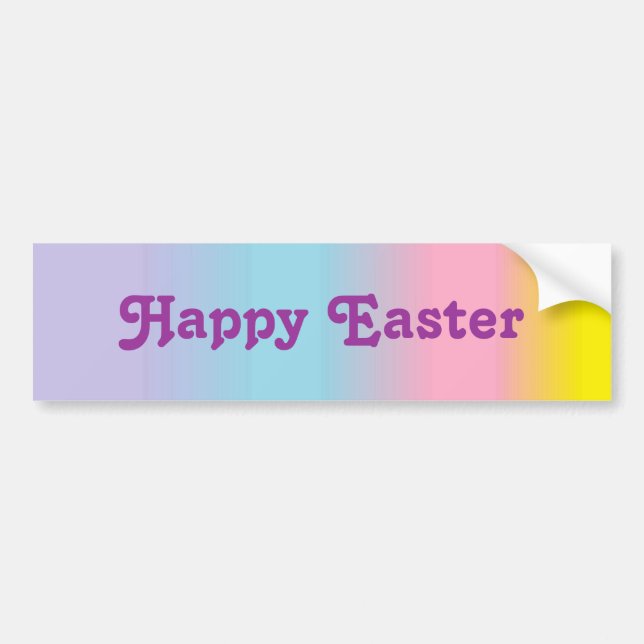 Pastel Bumper Sticker (Front)