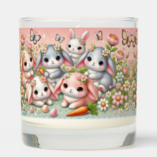 Pastel Bunnies - Cozy Spring Decor Scented Candle