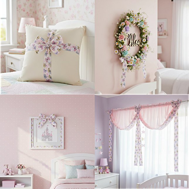 pastel butterflies satin ribbon (Creator Uploaded)