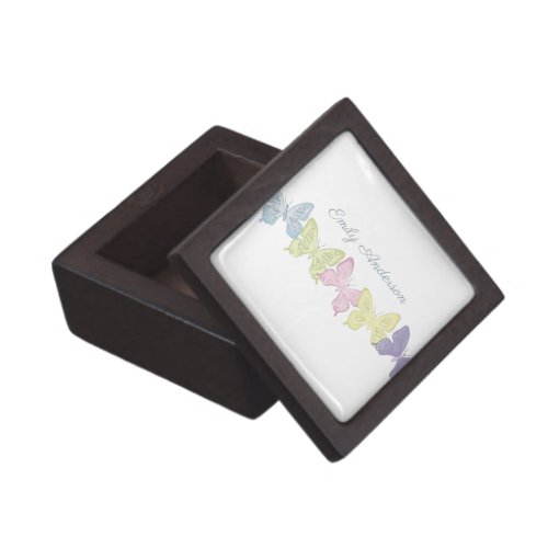 Pastel Butterflies Small 2 x 2Gift Box