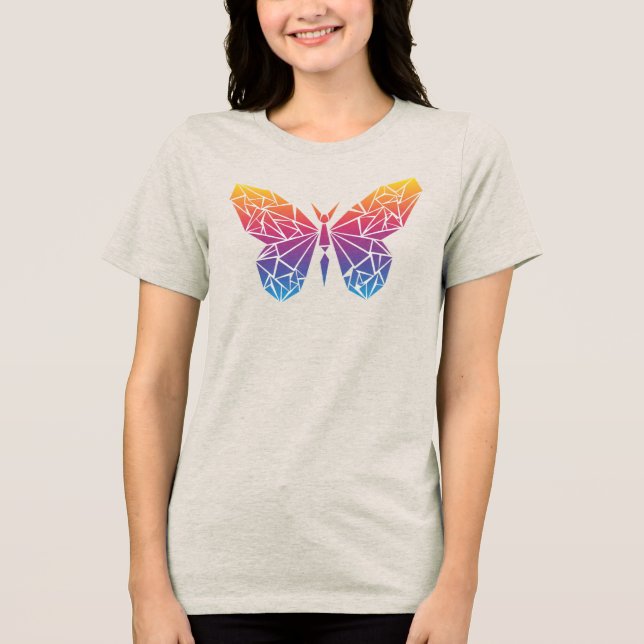 Pastel Butterfly Aesthetic T-Shirt for Women tee (Front)