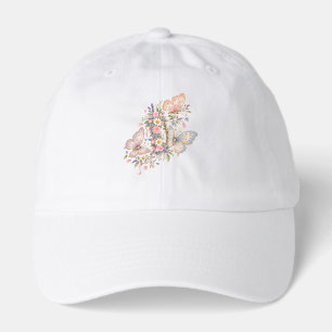 Pastel Butterfly Birthday Garden  Hat