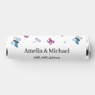 Pastel Butterfly Garden Wedding Favor