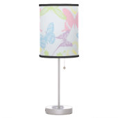 Pastel Butterfly Pattern Table Lamp (Left)