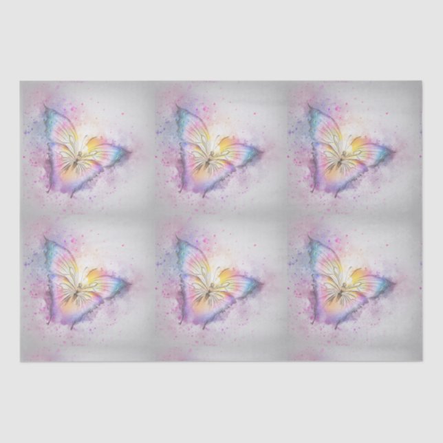 Pastel Butterfly Tissue Paper (Front)
