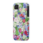 Pastel Button Pattern Case-Mate iPhone Case (Back Left)