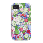 Pastel Button Pattern Case-Mate iPhone Case (Back)