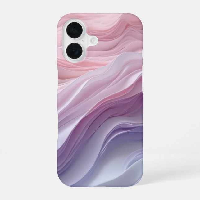 Pastel Calming Wave Pattern Iphone Case (Back)