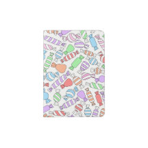 Pastel Candies passport holder