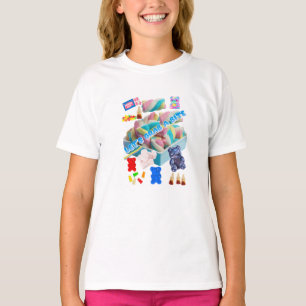 Pastel Candy Collage T‑Shirt  T-Shirt