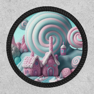 Pastel Candy Land Houses Patch