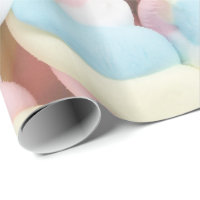 Pastel Candy Marshmallow Sweet Treat Cute Food Wrapping Paper