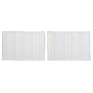 Pastel Candy Stripe Nostalgic 1970's Pair Of