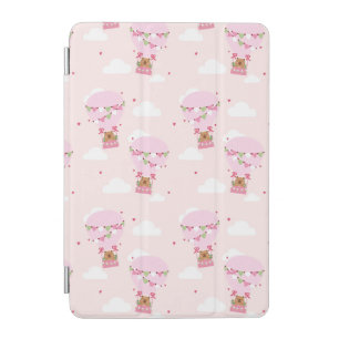 Pastel Capybara Hot Air Balloon iPad Smart Cover