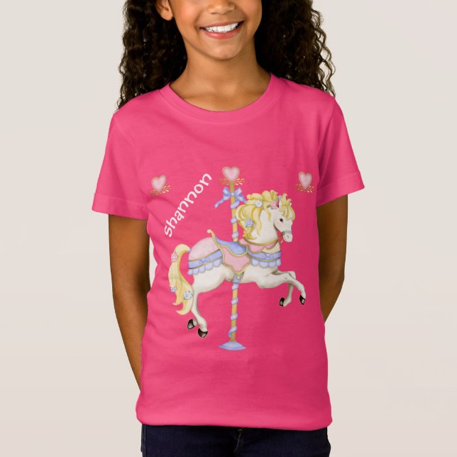 Pastel Carousel Pony T-Shirt (Front)