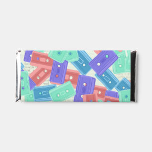 Pastel Cassette Tapes - 90s Aesthetic Music Hershey Bar Favors