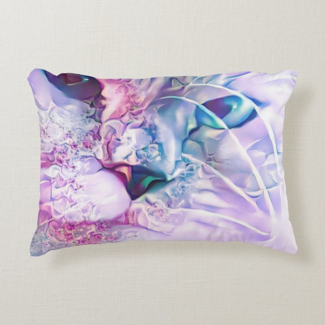 Pastel Cat Dreamscape  Accent Pillow (Front)