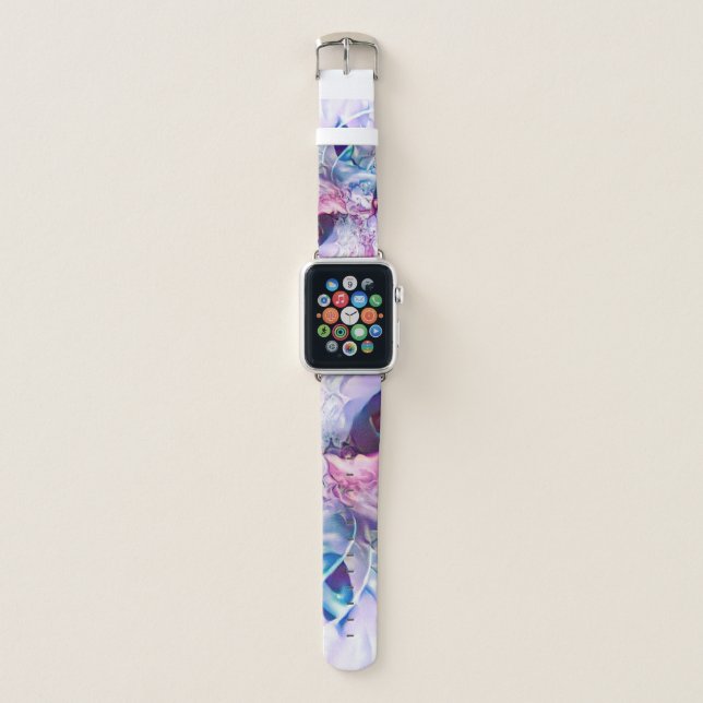 Pastel Cat Dreamscape  Apple Watch Band (Front)
