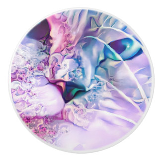 Pastel Cat Dreamscape Ceramic Knob