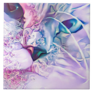 Pastel Cat Dreamscape Ceramic Tile