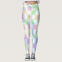 Pastel Checker Square Leggings