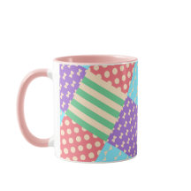 Pastel Checker Stripe Bow Polkadot Geometric