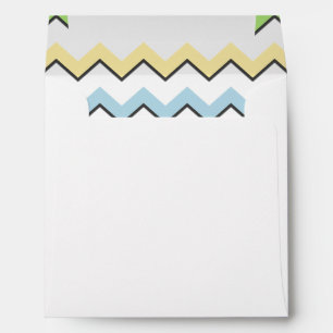 Pastel Chevron-Drop Shadow by Shirley Taylor Envelope