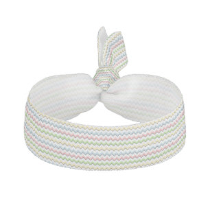 Pastel Chevron-Drop Shadow by Shirley Taylor Hair Tie