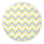 Pastel Chevron Pattern Ceramic Knob