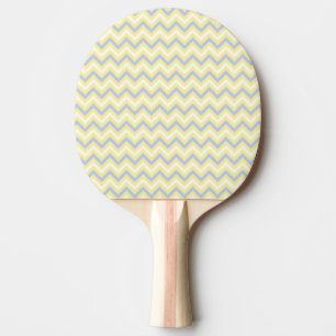 Pastel Chevron Pattern Ping Pong Paddle