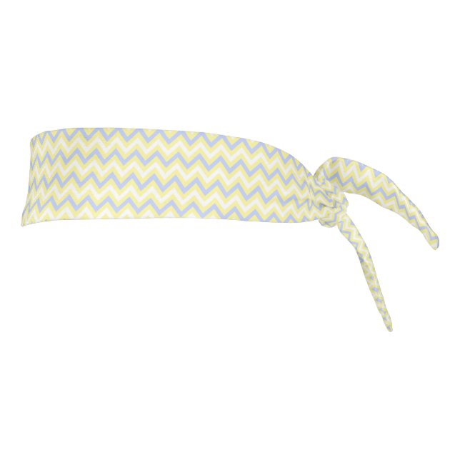Pastel Chevron Pattern Tie Headband (Rotate 90)