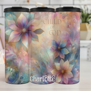 Pastel Child: Floral Divine Serenity Thermal Tumbler