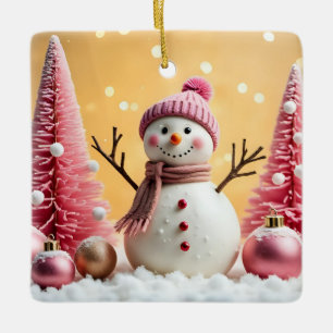 Pastel Christmas - Ceramic Ornament