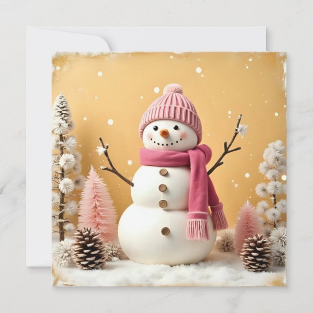 Pastel Christmas - Flat Card (Front)
