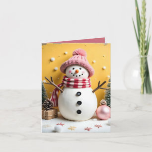 Pastel Christmas - Folded Note Card