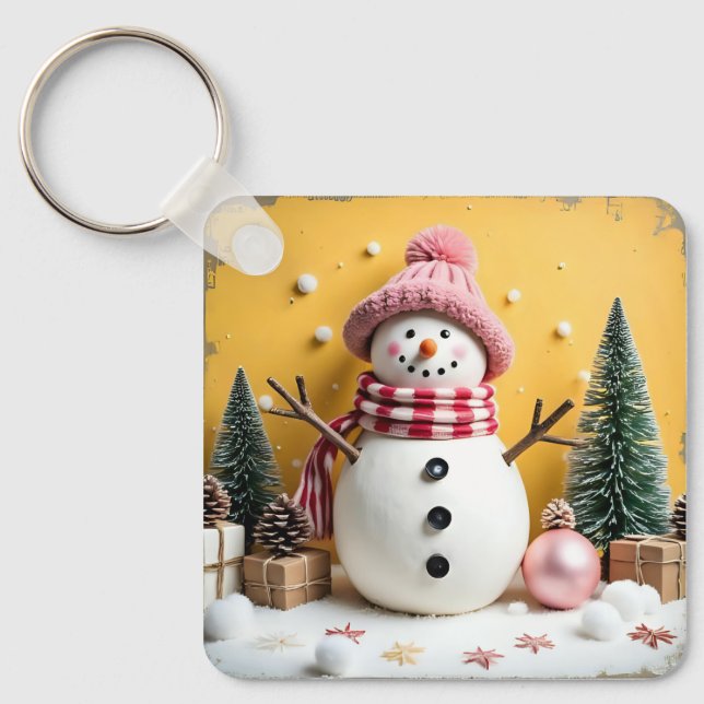 Pastel Christmas - Keychain (Front)