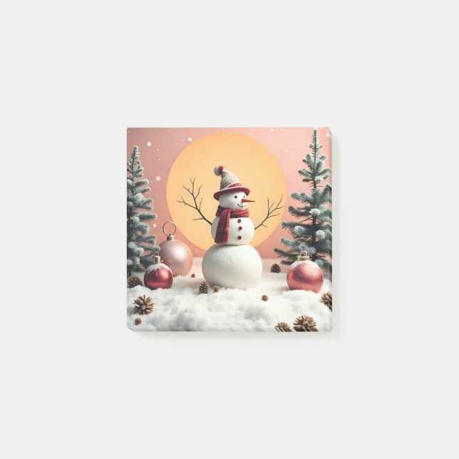 Pastel Christmas - Post-It Notes  (Front)