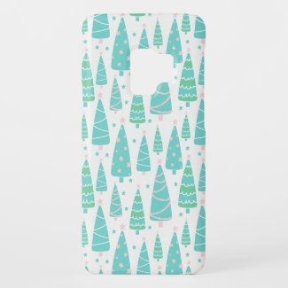 Pastel Christmas Tree Forest