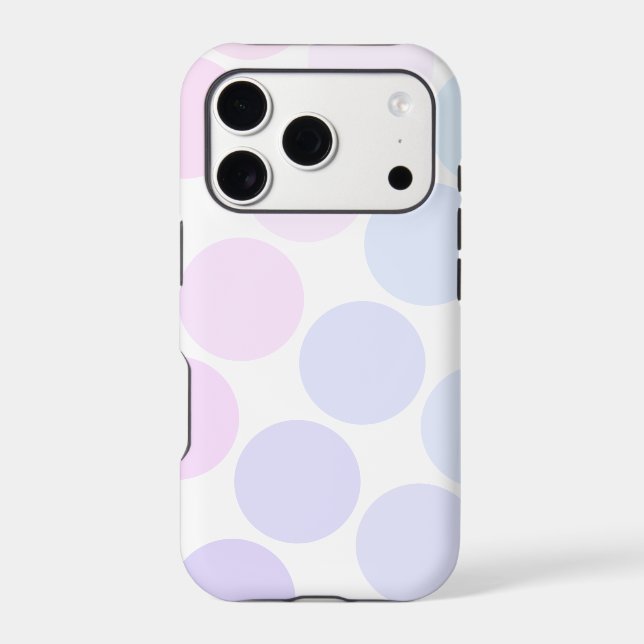 Pastel Circle Pattern Design Case-Mate iPhone Case (Back)